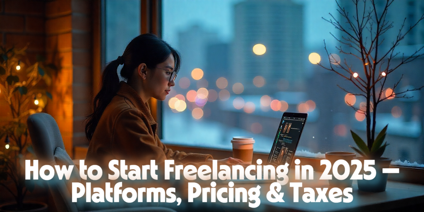 How to Start Freelancing in 2025 — Platforms, Pricing & Taxes