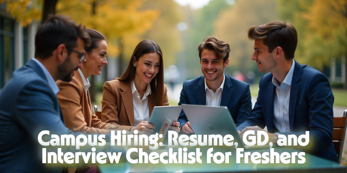 Campus Hiring: Resume, GD, and Interview Checklist for Freshers